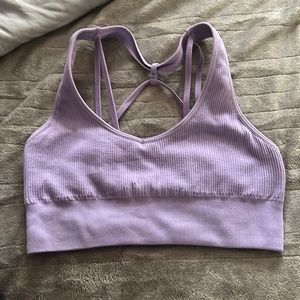 Nvgtn purple sports bra size Med